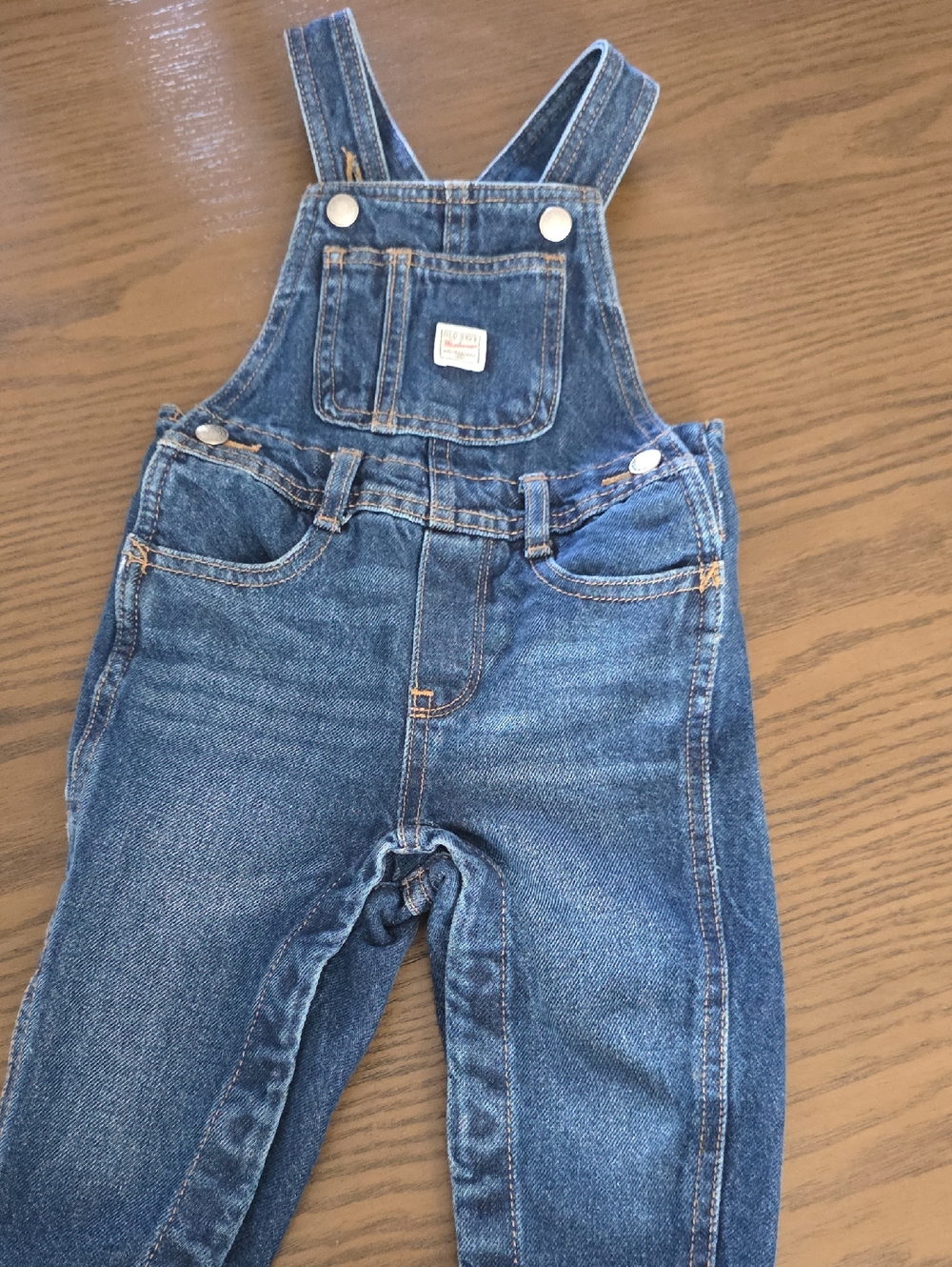 Old Navy Blue Denim Kids Overalls